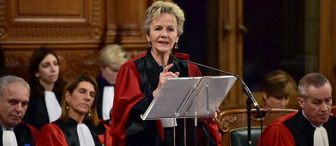 Eliane Houlette, le 23 janvier 2017, au palais de Justice de Paris,. L'affaire Fillon eclatera dans le Canard enchaine deux jours plus tard.
