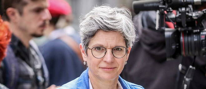 L'ecologiste Sandrine Rousseau a Paris, le 7 juin 2022.
