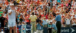 Avant de raccrocher la raquette, Andre Agassi offre au public américain des adieux mémorables en septembre 2006.
