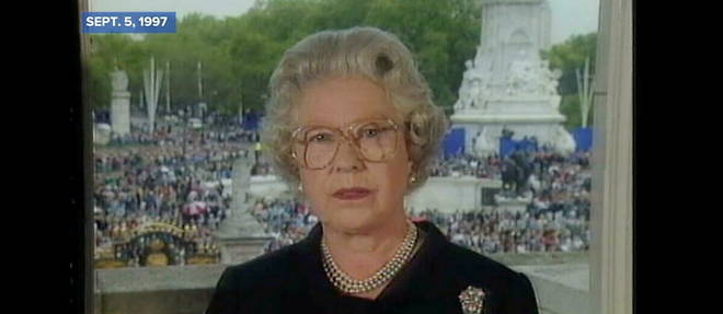 Une capture d'ecran du discours de la reine.
