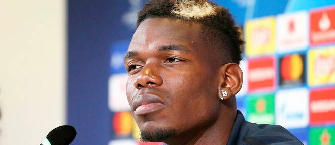 Paul Pogba (Manchester Utd. FC) during the press conference on the eve of the UEFA Champions League match between Juventus FC and Manchester United FC,  at Allianz Stadium on November 06, 2018 in Turin, Italy. (Photo by Massimiliano Ferraro/NurPhoto) (Photo by Massimiliano Ferraro / NurPhoto / NurPhoto via AFP), Paul Pogba (Manchester Utd. FC) during the press conference on the eve of the UEFA Champions League match between Juventus FC and Manchester United FC, at Allianz Stadium on November 06, 2018 in Turin, Italy. (Photo by Massimiliano Ferraro/NurPhoto) (Photo by Massimiliano Ferraro / NurPhoto / NurPhoto via AFP)