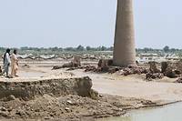 Inondations au Pakistan: les ouvriers des briqueteries impatients de voir les fourneaux rallum&eacute;s