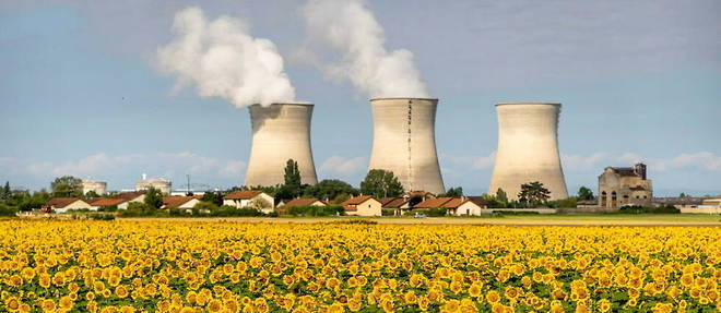 La centrale nucleaire du Bugey (Ain), en 2021.
