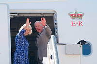  Le prince Charles et la duchesses de Cornouailles, en voyage officiel au Moyen-Orient, le 18 novembre 2021. Après avoir été pendant trente-quatre ans la maîtresse du prince Charles, Camilla l’épouse en 2005.
©Giddens Joe