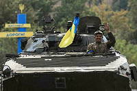 Ukraine : Kiev assure n'&ecirc;tre qu'&agrave; &laquo; 50 kilom&egrave;tres &raquo; de la Russie