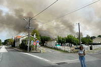 Le village de Saumos a dû être  évacué.
