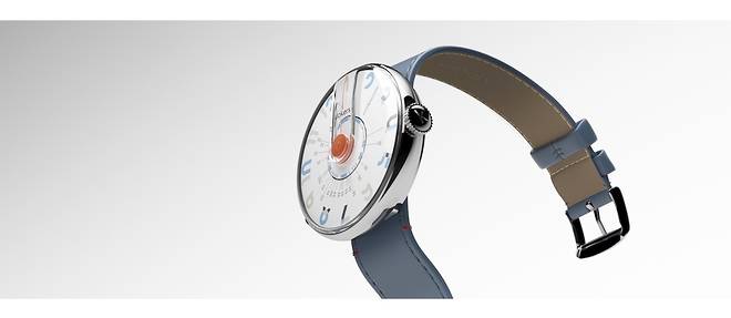 La montre Klokers klok-08 H4 de la collection Hypnagogic dispose sur son cadran d'une graduation speciale permettant de connaitre le nombre de minutes d'assoupissement lors d'une sieste.

