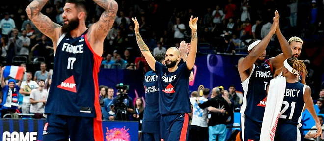 L'equipe de France de basketball s'est qualifiee pour la finale de l'Eurobasket.
