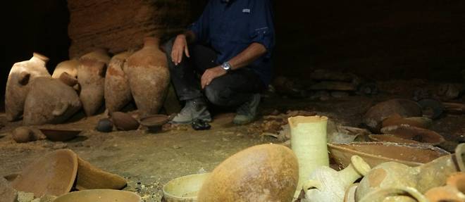 Decouverte en Israel d'un caveau funeraire datant de l'epoque de Ramses II