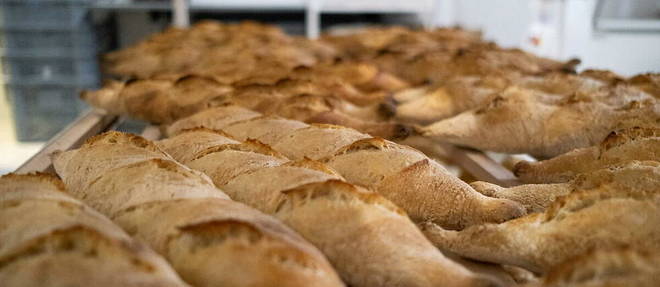 En France, le prix du pain a augmente de moins de 10 % sur un an.
