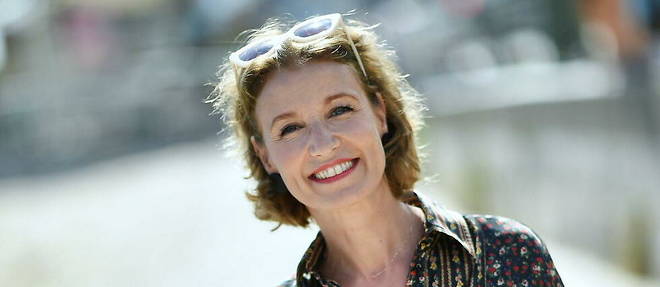 Alexandra Lamy le 14 septembre dernier au Festival de la fiction de La Rochelle. 
