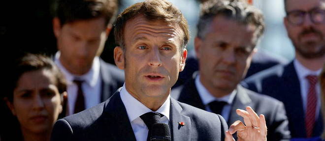 Emmanuel Macron attend que la France avance << deux fois plus vite >> sur ses projets d'energies renouvelables.

