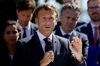 Emmanuel Macron attend que la France avance « deux fois plus vite » sur ses projets d'énergies renouvelables.
