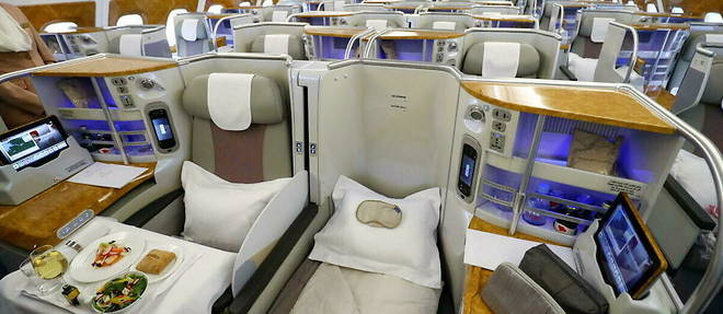 Les objets proviennent des cabines de l'A380.
