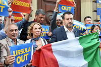Italie-UE&nbsp;: premier clash entre von der Leyen et Salvini