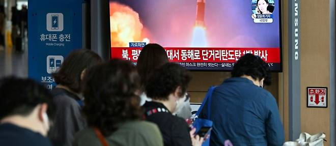 Nouveau tir de missile balistique par la Coree du Nord