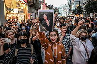 Une manifestation en Iran le 20 septembre.
