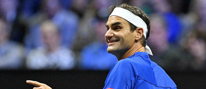 Roger Federer a joue son dernier match de tennis professionnel en double, avec Rafael Nadal, lors de l'edition 2022 de la Laver Cup, le vendredi 23 septembre.
