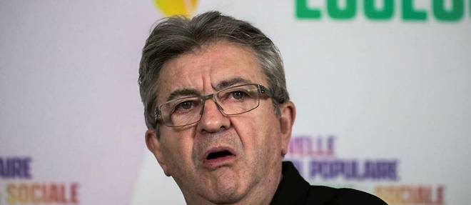 Jean-Luc Mélenchon, sous les couleurs de la Nupes, lors de la campagne des élections législatives le 7 juin 2022.
