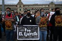 &quot;L'arm&eacute;e le sait&quot;: au Mexique, les manifestants demandent justice pour les &quot;43&quot; d'Ayotzinapa