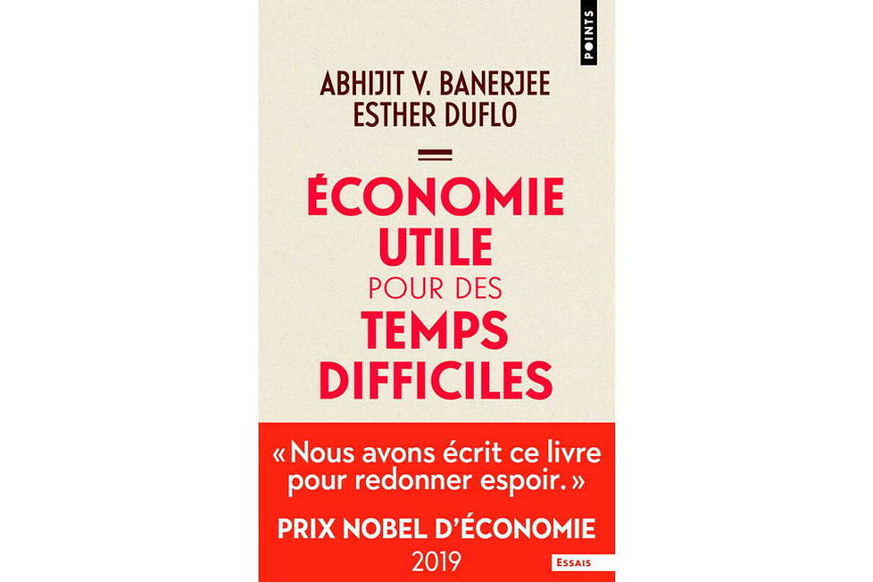 <a href="https://www.editionspoints.com/ouvrage/economie-utile-pour-des-temps-difficiles-abhijit-v-banerjee/9782757896846"><em>Économie utile pour des temps difficiles</em></a> d'Abhijit V. Banerjee, Esther Duflo
