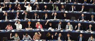 Des membres du Parlement européen lors d'une session le 8 juin 2022. (Photo d'illustration)
