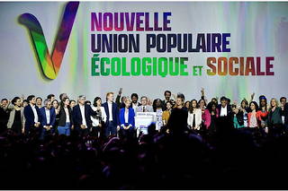 Convention de la Nouvelle Union populaire écologique et sociale (Nupes) à Aubervilliers (Seine-Saint-Denis), le 7 mai 2022.
