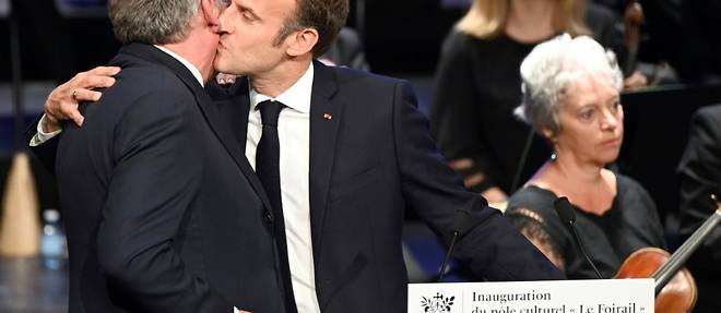Macron affiche sa bonne entente avec Bayrou a Pau