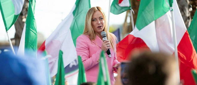 Giorgia Meloni (Fratelli d'Italia) sera probablement la future premiere presidente du Conseil italien.
