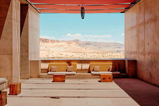 L’Amangiri, au cœur du désert de l’Utah : l’acmé de la rencontre entre brutalisme architectural et nature. 