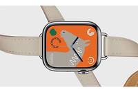 <p style="text-align:justify">Montre <span style="background:white">Apple Watch Hermes Series 8, boitier 41 mm, bracelet double tour Attelage en veau Swift Beton. 1649 EUR.</span>
