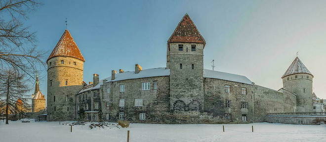 Les enceintes fortifiees de Tallinn, capitale de l'Estonie (photo d'illustration).
