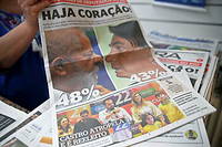 À la une des journaux au lendemain du premier tour de l'élection brésilienne.
