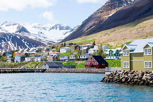 Siglufjodur, petit port isole au coeur de la << peninsule des trolls >> (Trollaskagi), a connu son age d'or dans la premiere moitie du XX e  siecle grace au hareng.
