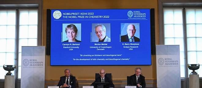Le Nobel pour la "chimie click", avec un rarissime double laureat