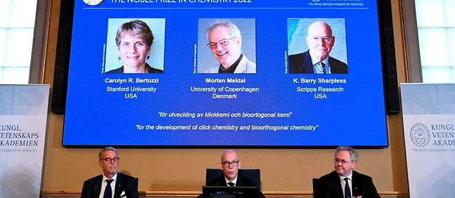 Le prix Nobel de chimie recompense trois scientifiques, deux Americains et un Danois.
