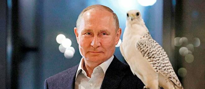  Le president russe, Vladimir Poutine, visite le centre ornithologique de Petropavlovsk-Kamtchatski (Kamtchatka), dans l'Extreme-Orient russe, le 5 septembre.  (C)GAVRIIL GRIGOROV