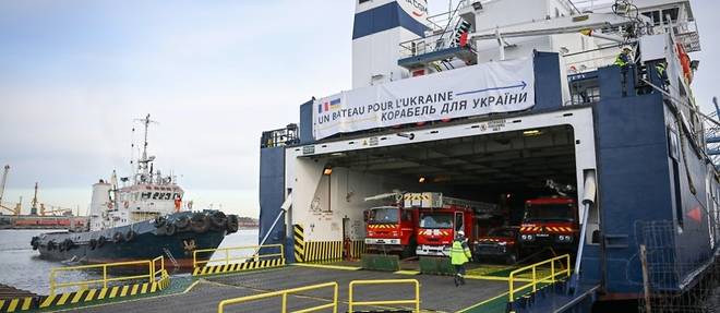 Ukraine: arrivee en Roumanie d'un navire charge de 1.000 tonnes d'aide francaise