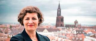  Jeanne Barseghian, maire de Strasbourg, vice-présidente de l’Eurométropole.  ©Charles URBAN/REA