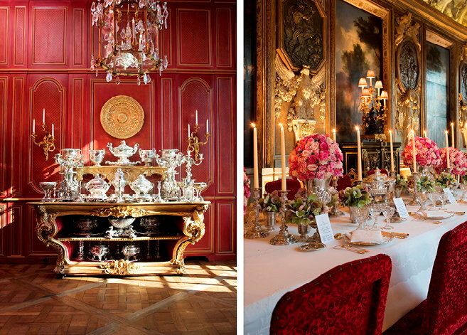 Dans ce decor de Mansart et Le Vau, le faste se deployait aussi a table et sur les buffets... comme a Versailles.