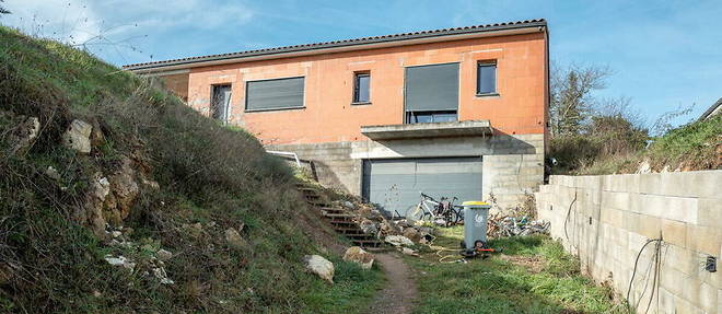 The Jubillar house, in Cagnac in the Tarn.