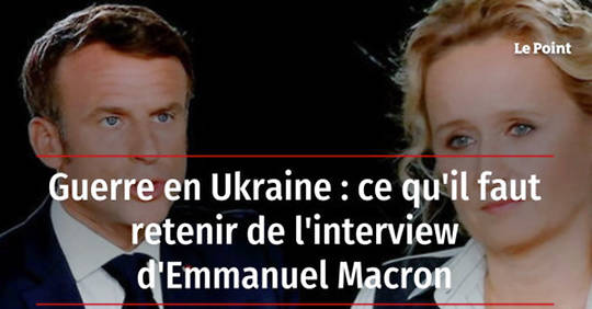 Vidéo - Guerre En Ukraine : Ce Qu'il Faut Retenir De L'interview D ...