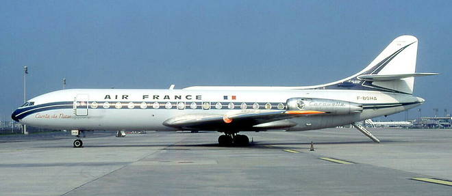 Une Caravelle d'Air France, du meme type que celle qui s'est ecrasee le 11 septembre 1968.
