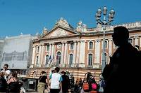 La place du Capitole, à Toulouse, en avril 2021.
