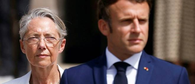 Forte baisse de popularite pour Macron et Borne, selon un sondage
