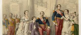 Napoleon III et l'imperatrice Eugenie.
