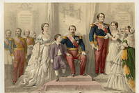 Napoléon III et l'impératrice Eugénie.
