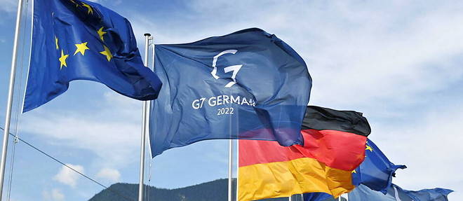 Le 48e Sommet du G7, au chateau d'Elmau, dans les Alpes bavaroises (Allemagne), du 26 au 28 juin 2022. 
