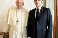 Macron rencontre le pape Fran&ccedil;ois pour la troisi&egrave;me fois au Vatican