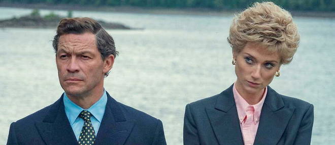 Dominic West et Elizabeth Debicki (Charles et Diana dans la saison 5 de The Crown).
